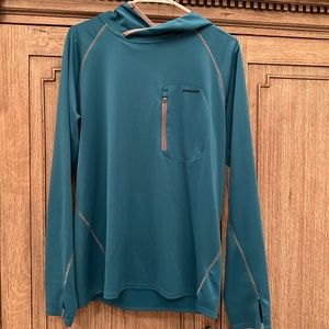Mens Patagonia Hooded Quarter Zip